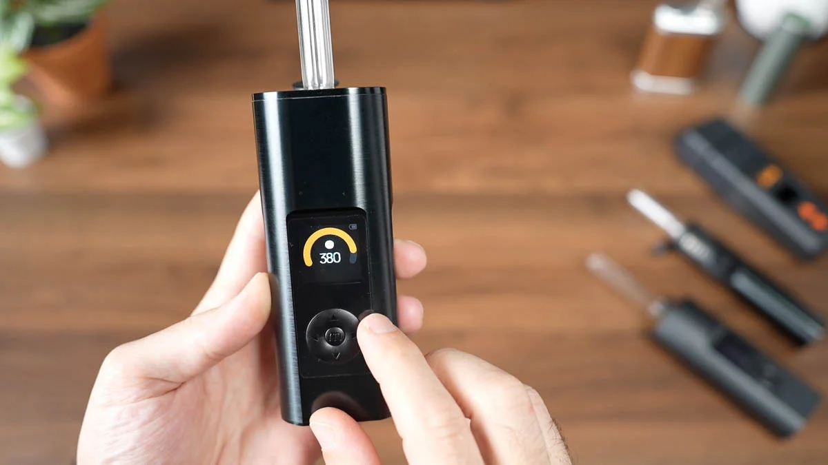 Arizer Solo 3 Dry Herb Vaporizer - Interface design